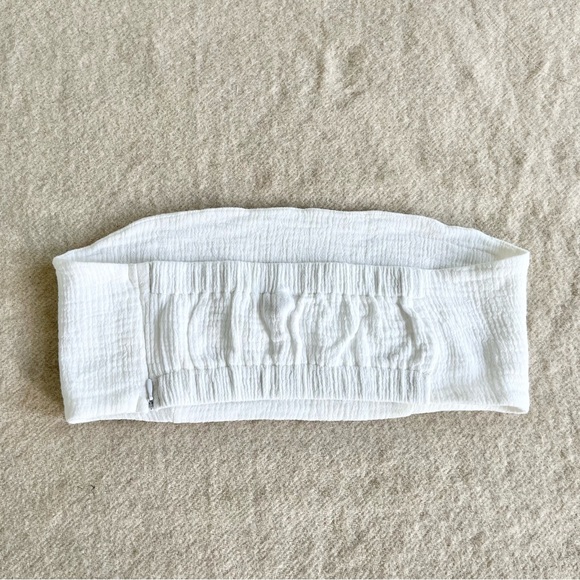 Bahhgoose bandeau top in white - Picture 3 of 6